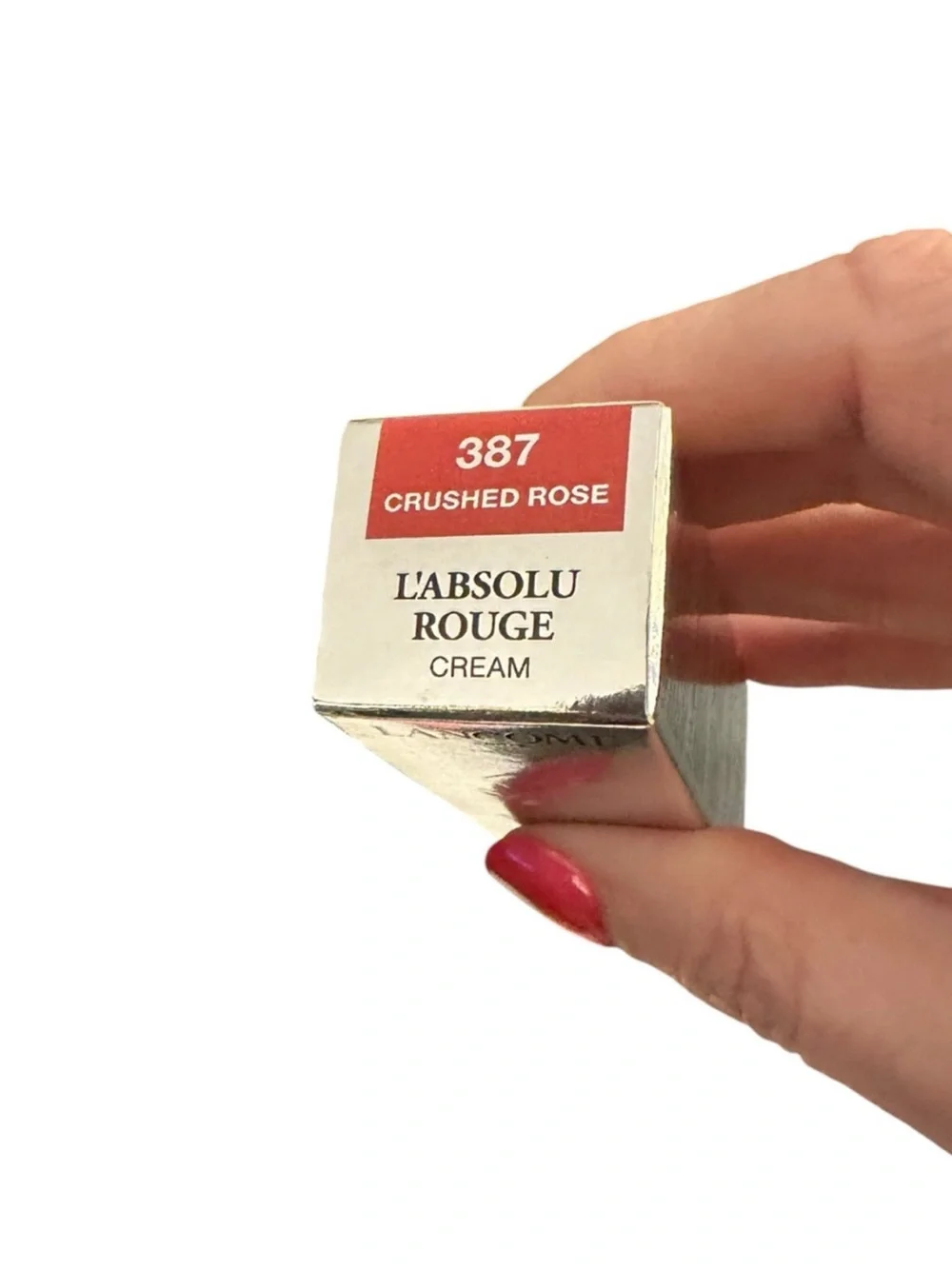 Lancôme L’Absolu Rouge Cream Lipstick 387 Crushed Rose BNIB Full Size